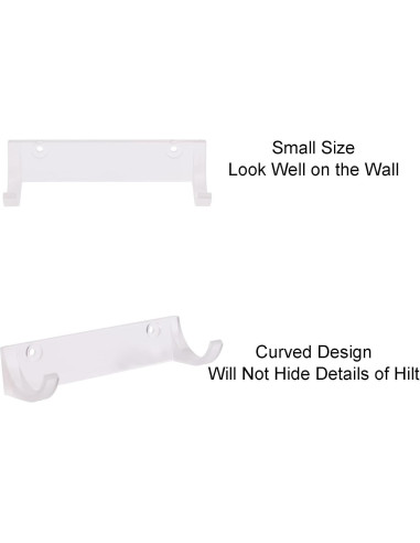 Soporte de Montaje en Pared LEKUSHA para Sable de Luz - 4 Piezas