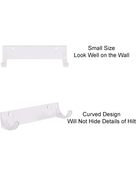 Soporte de Montaje en Pared LEKUSHA para Sable de Luz - 4 Piezas