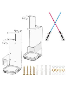 Soporte de Pared Cosmos para Sable de Luz Acrílico 2 Pcs