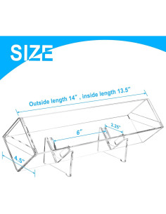 Soporte Acrílico Transparente para Sable de Luz Cosmos 2