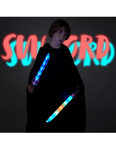 Espadas Ninja LED Joyin - 2 Paquetes con Sonido y Luz 2