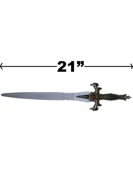 Conjunto de 2 Espadas de Caballero Juguete 53 cm