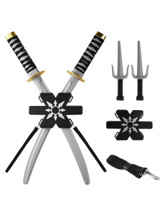 Conjunto de Armas Ninja Spooktacular con Mochila y Espadas