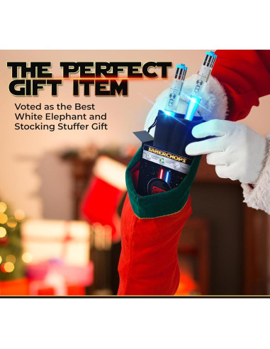 Palillos de Sable de Luz LED Led Sabers Azul 26 cm 2 pares