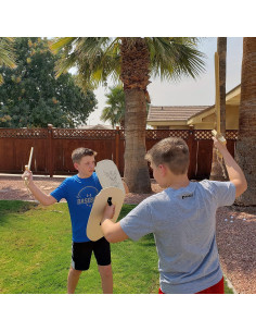 Conjunto Espada y Escudo de Madera para Niños - Fénix 2