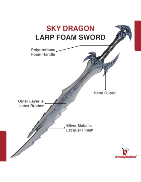 Daga de Espuma Réplicas de Armory Guerrero Dremona 104,77 cm