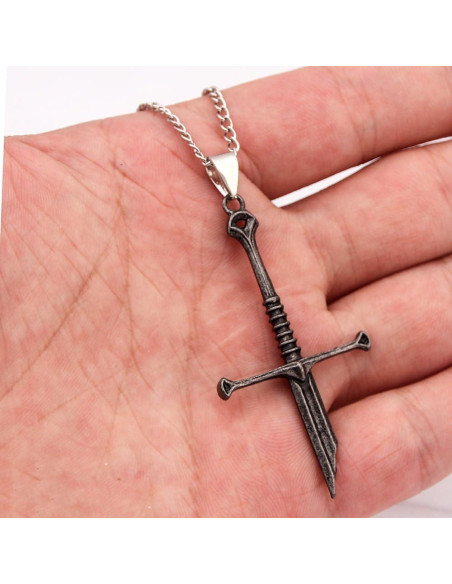 Collar Espada Rota Narsil LOTR - Accesorios Góticos Collar Espada Rota Narsil LOTR - Accesorios Góticos