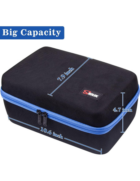 Caja de Almacenamiento de Dados SIQUK Azul Gran Capacidad