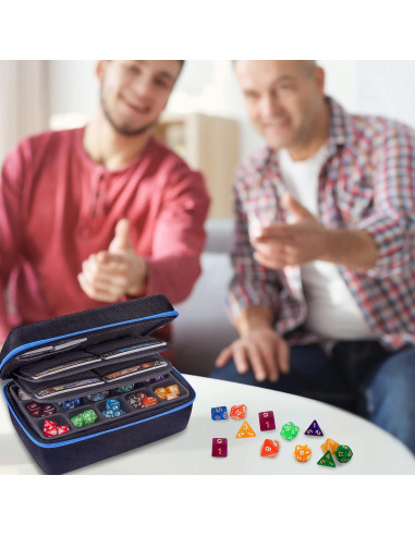 Caja de Almacenamiento de Dados SIQUK Azul Gran Capacidad