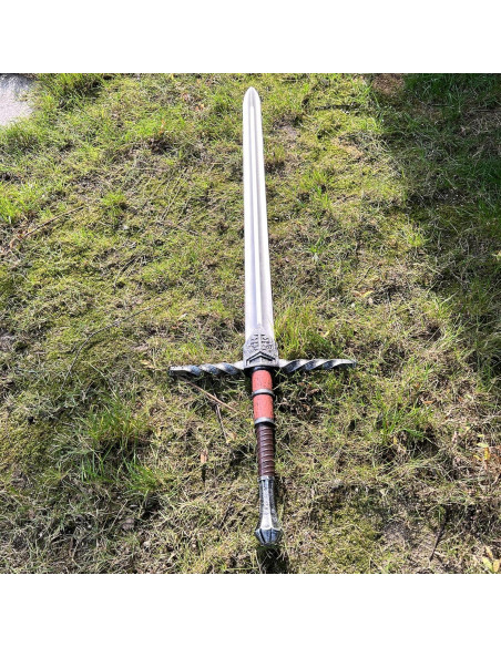 Espada Grande Medieval LOOYAR 47.2" PU Cruzado Caballero