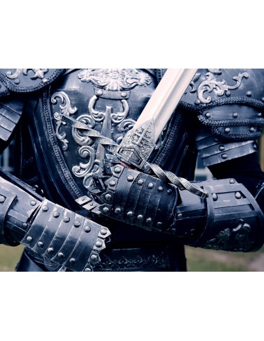 Espada Grande Medieval LOOYAR 47.2" PU Cruzado Caballero