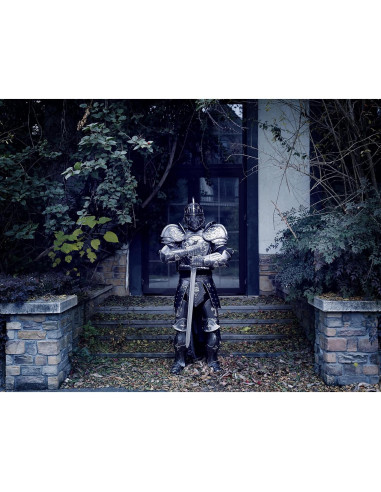 Espada Grande Medieval LOOYAR 47.2" PU Cruzado Caballero