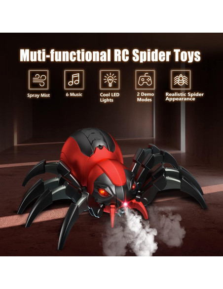 Araña RC Control Remoto Sumsync - Efectos LED y Musicales