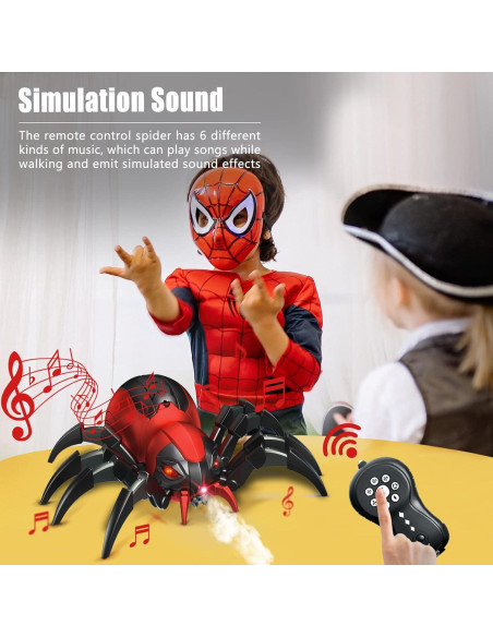 Araña RC Control Remoto Sumsync - Efectos LED y Musicales