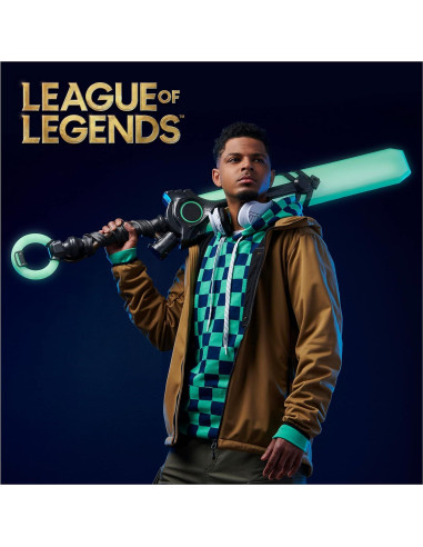 Bate de Ekko Premium League of Legends 1.13 kg 3.1 m Luces Sonidos