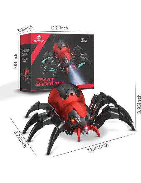 Araña RC Control Remoto Sumsync - Efectos LED y Musicales