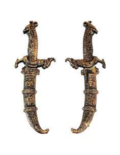 Cuchillo de Juguete YOMENO Daga Plástica 31.5 cm Bronce