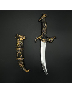 Cuchillo de Juguete YOMENO Daga Plástica 31.5 cm Bronce 2