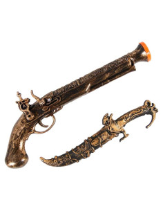 Conjunto de Juguete Pirata WENYUANHOME - Espada y Pistola