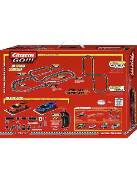 Pista de Carreras Carrera GO!!! Ferrari 1:43 con 2 Coches Pista de Carreras Carrera GO!!! Ferrari 1:43 con 2 Coches