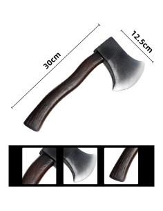 Hacha de Espuma PU Halloween Dzrige 30cm para Disfraz 2