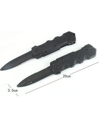 4 Cuchillos Falsos Retráctiles Sujosa para Halloween