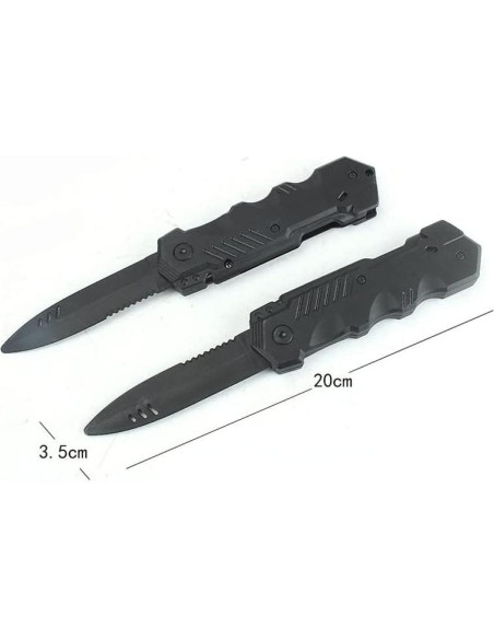 4 Cuchillos Falsos Retráctiles Sujosa para Halloween