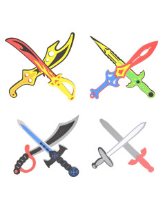 Conjunto de 8 Espadas de Espuma PowerTRC para Niños
