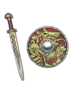 Liontouch Espada y Escudo Vikingo para Niños 3-8 Años