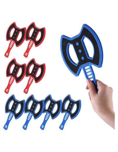 Conjunto de 8 Hachas de Lanzamiento Sidske - Colorido y Seguro