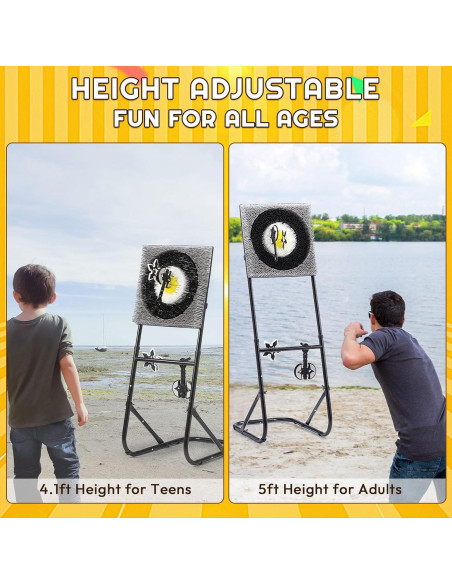 Juego de Lanzamiento de Hachas A11N | Metal Resistente, 6 Hachas