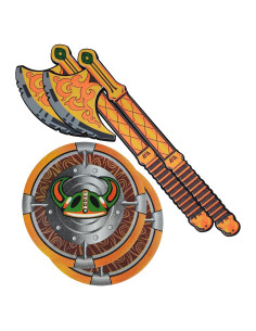 Conjunto Hacha y Escudo de Espuma Niños - Aventura Vikingo