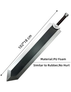 Espada de Espuma Guts Dragoner damdos 102x18 cm Cosplay 2
