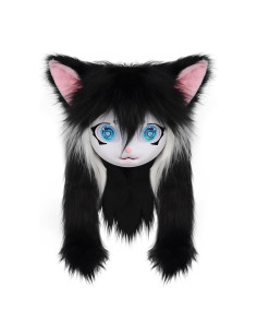 Máscara de Cabeza de Gato SMILETERNITY para Disfraces
