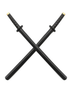 Espadas de Anime Cosplay 2Pcs Damdos Katana Samurai 77cm