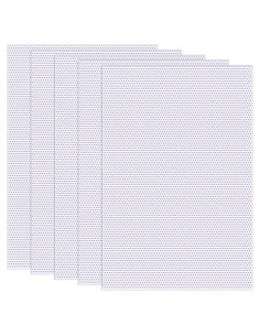 5 Hojas Malla de Ojos Fursuit Pndeyo Blanca 300x200mm