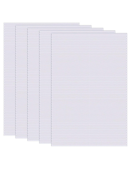 5 Hojas Malla de Ojos Fursuit Pndeyo Blanca 300x200mm