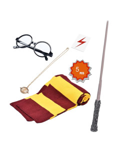 Conjunto de Disfraces KESOCORAY Varita Gafas Bufanda Collar