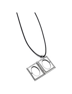 Collar JinYu Aoi Todo Plata Cuadrado con 10 Pegatinas