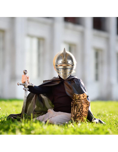18 Máscaras de Caballero Medieval Zhanmai para Fiesta y Cosplay
