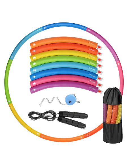 Aro de Ejercicio Ajustable Phobby HOOP V2 1kg Multicolor