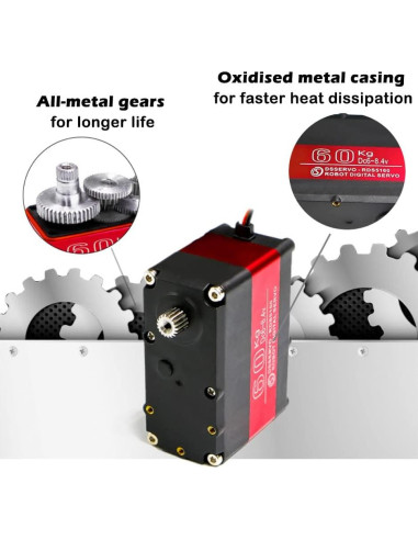 Servo Digital Wishiot RDS5160 60 kg Torque 270 Grados