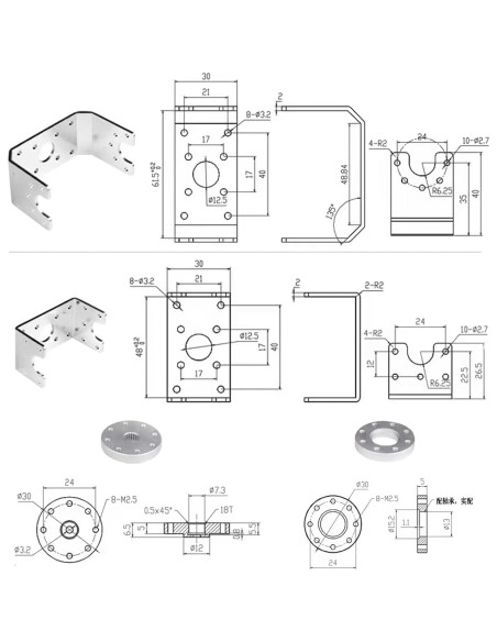 Servo Digital Wishiot RDS5160 60 kg Torque 270 Grados