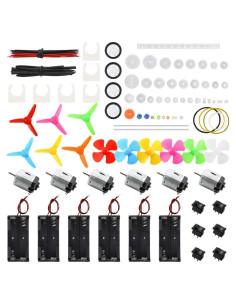 Kit de Motores DC Sntieecr 6 Set con 66 Piezas para DIY