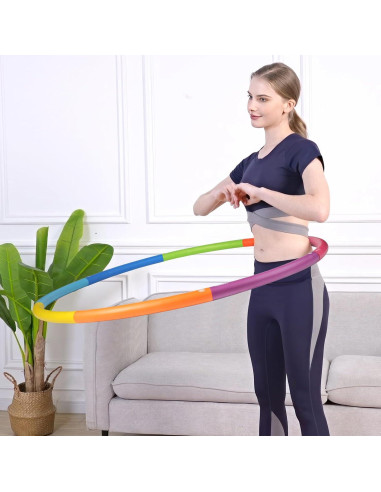 Aro de Ejercicio Ajustable Phobby HOOP V2 1kg Multicolor