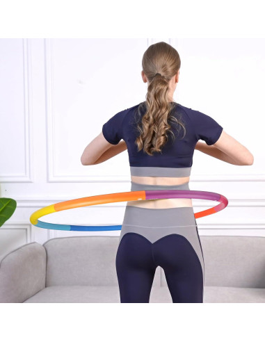 Aro de Ejercicio Ajustable Phobby HOOP V2 1kg Multicolor