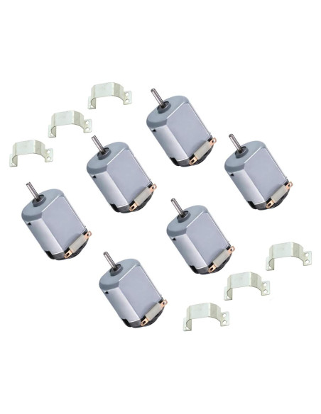 Paquete de 6 Motores Eléctricos Mini 130 1.5-3V 15000RPM