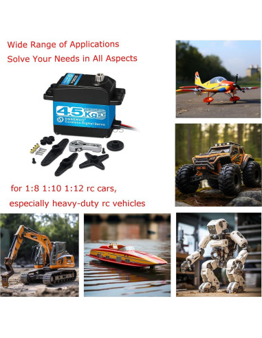 Servo de dirección ANNIMOS 45kg 270 para RC y robótica