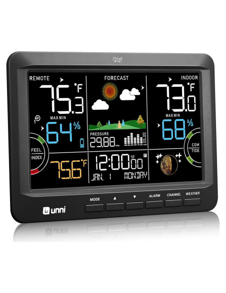Estación Meteorológica Inalámbrica U UNNI Termómetro Interior Exterior