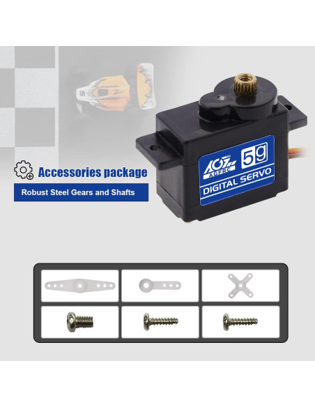 Servo Digital AGFRC B05CLS 8g 1kg 0.075s para RC 1/28